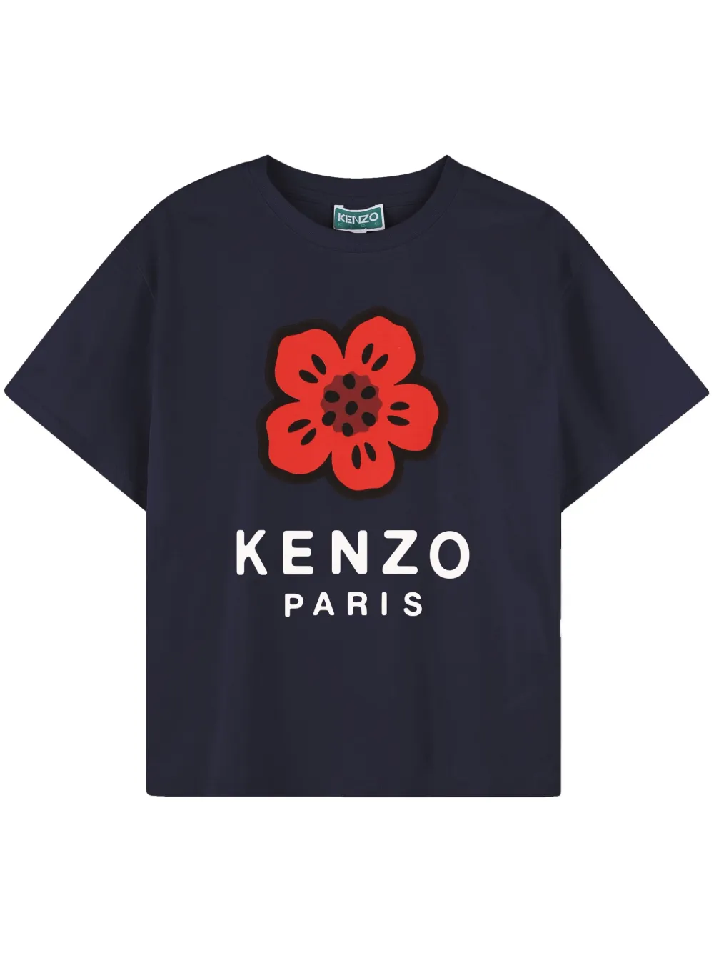 Kenzo Kids Camicia Boke Flower - Blu