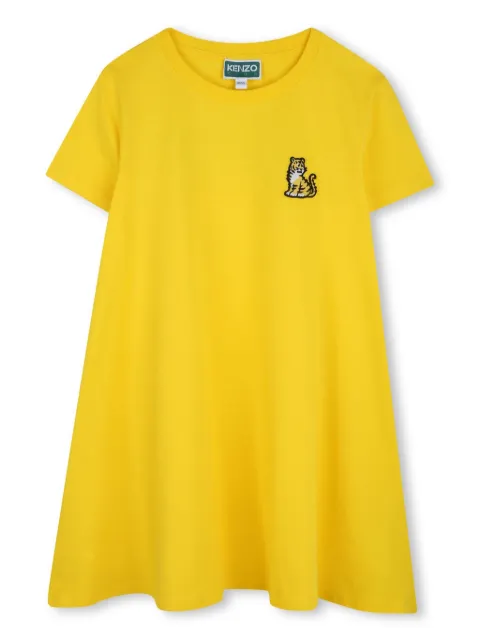 Kenzo Kids vestido con motivo Tiger