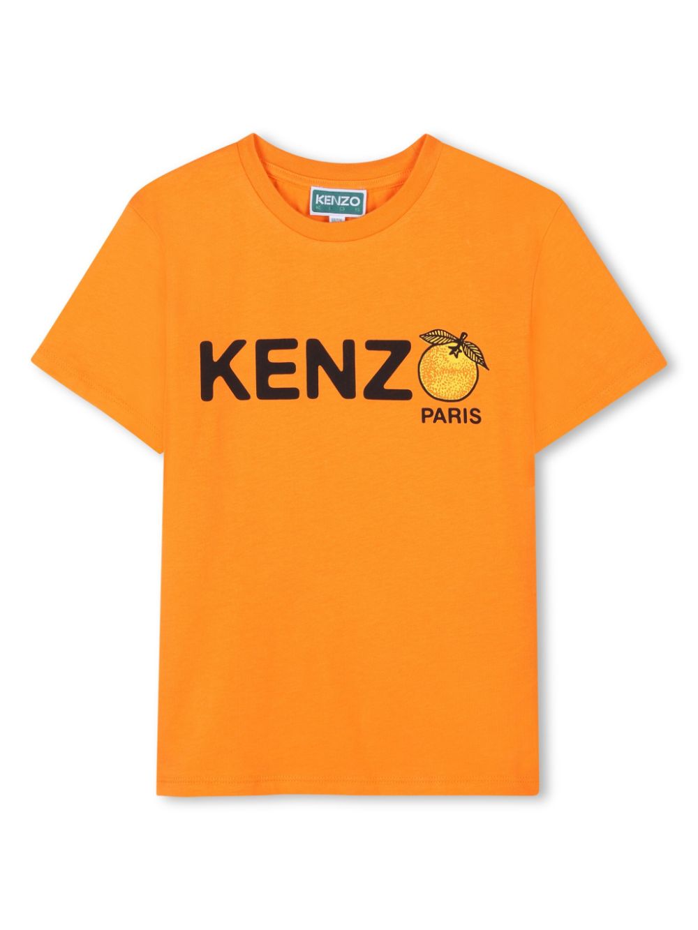 Kenzo Kids T-shirt met logoprint Oranje