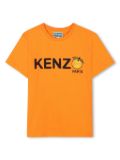 Kenzo Kids logo-print T-shirt - Orange