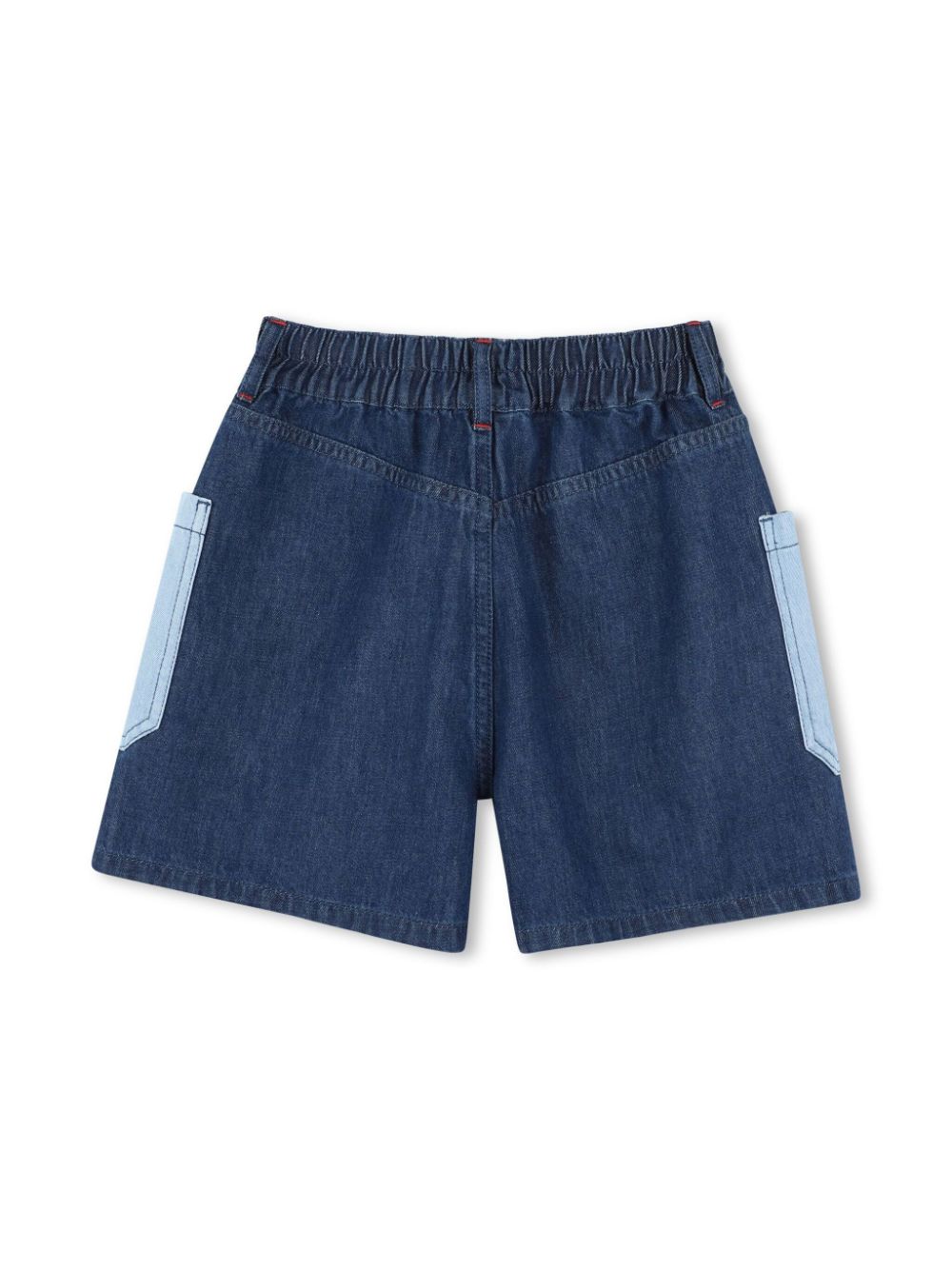 Kenzo Kids Spijkershorts met geborduurd logo - Blauw