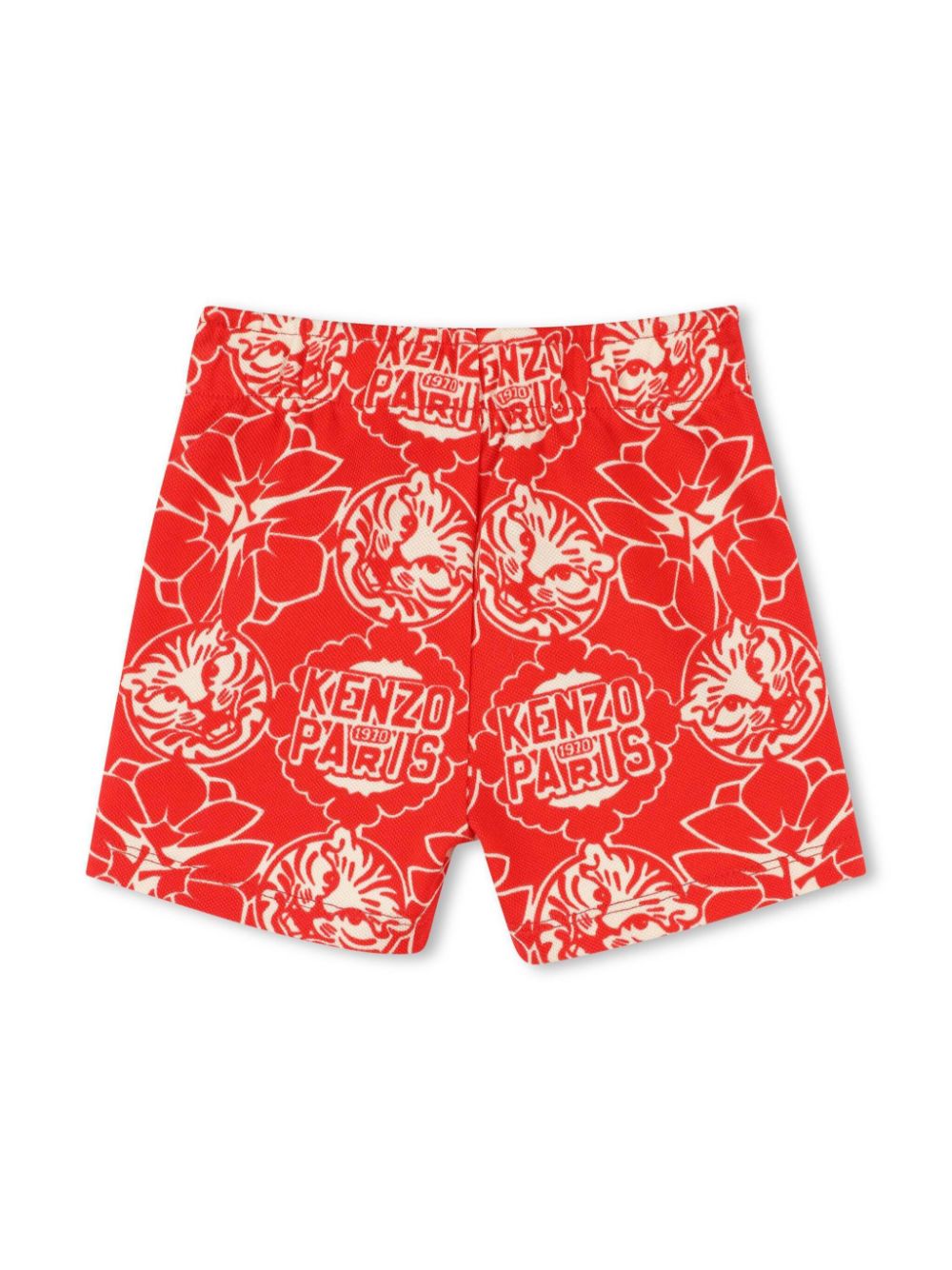 Kenzo Kids Bermuda shorts met print - Rood