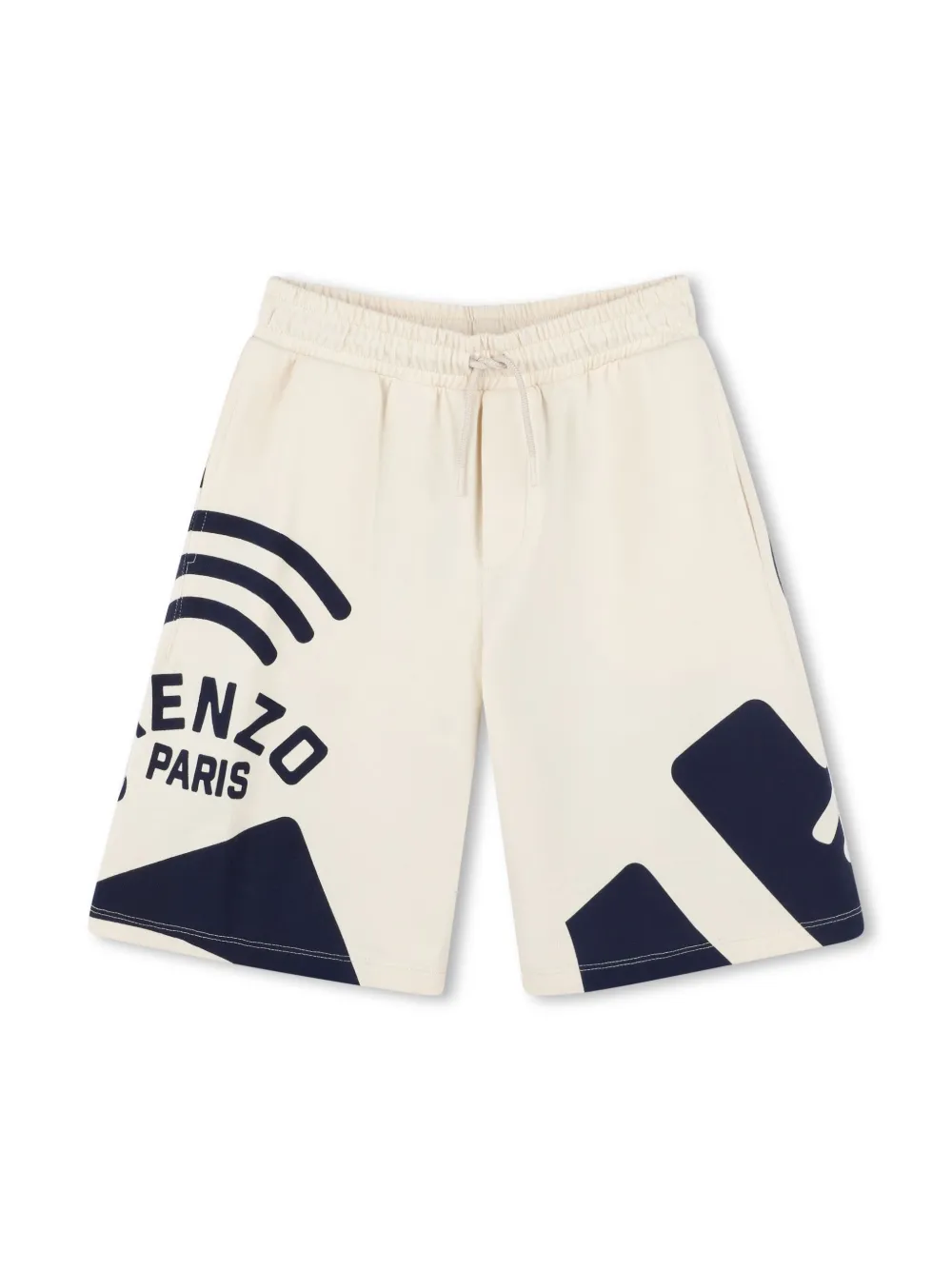 Kenzo Kids shorts deportivos con estampado gráfico | blanco | Image 1