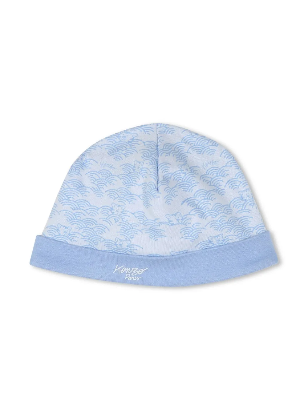 Kenzo Kids Pyjama met bladerprint Blauw
