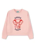 Kenzo Kids cotton sweatshirt - Pink