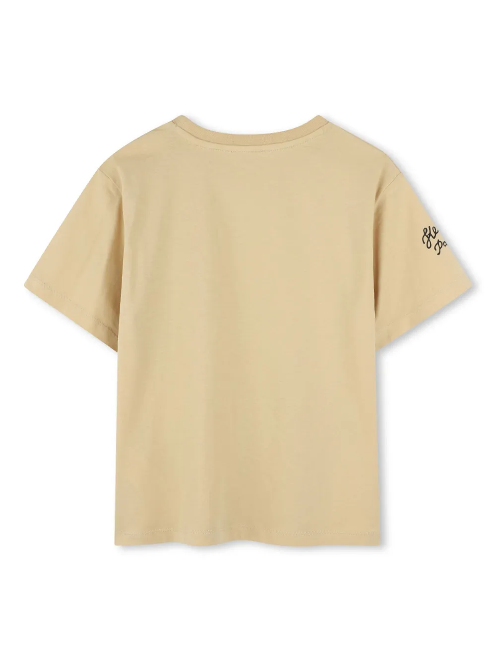 Kenzo Kids T-shirt met zonnebloemprint - Beige