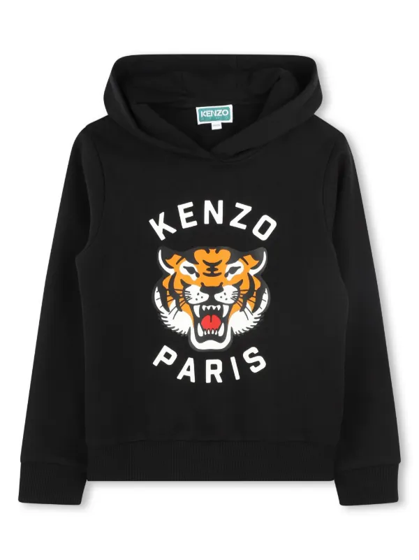Kenzo Kids Lucky Tiger パーカー | ブルー | FARFETCH JP