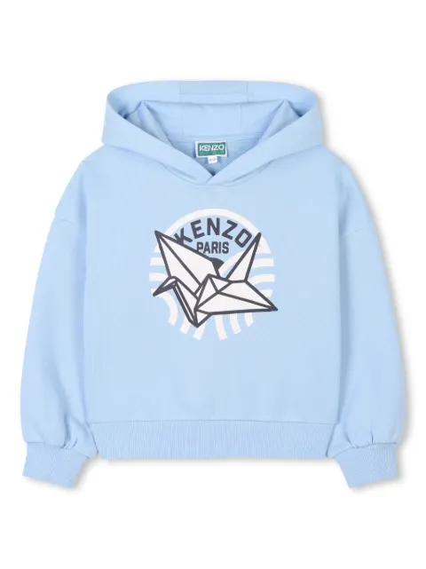 Kenzo Kids logo-print hoodie 