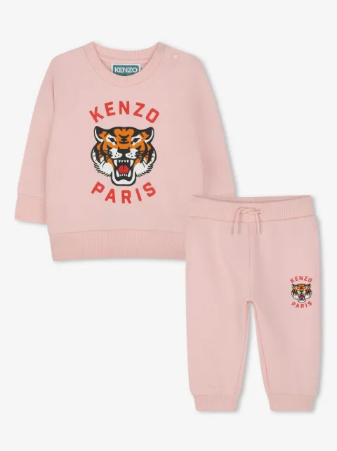 Kenzo Kids طقم رياضي بطبعة نمر