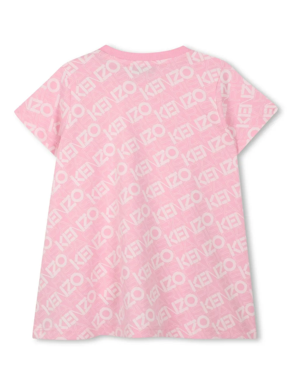 Kenzo Kids Jurk met logoprint Roze