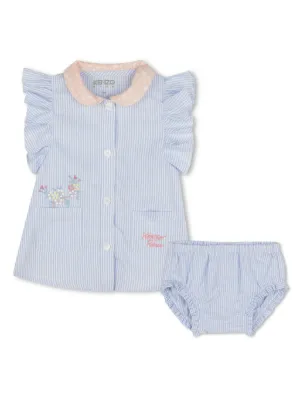 Kenzo Kids フローラル ワンピース | オレンジ | FARFETCH JP