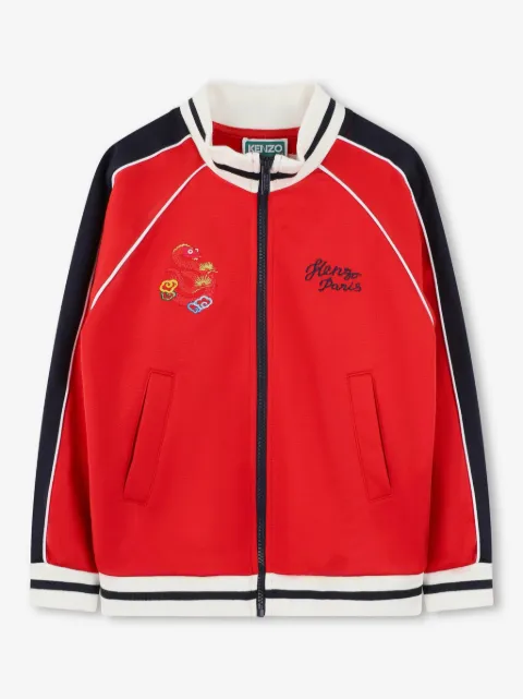 Kenzo Kids embroidered-logo jacket
