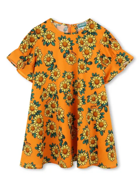 Kenzo Kids floral-print dress