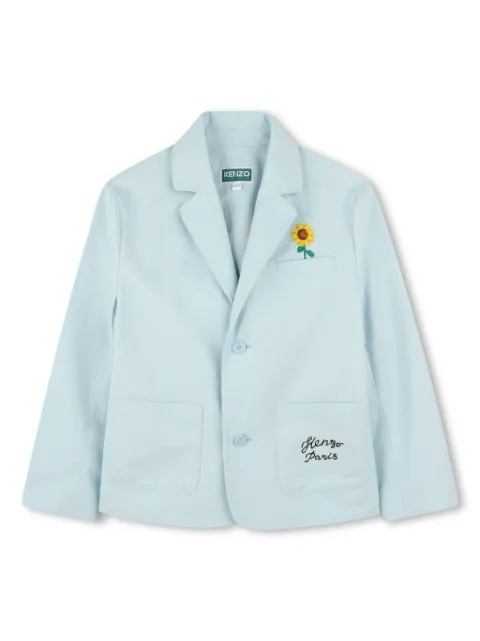 Kenzo Kids embroidered-logo blazer