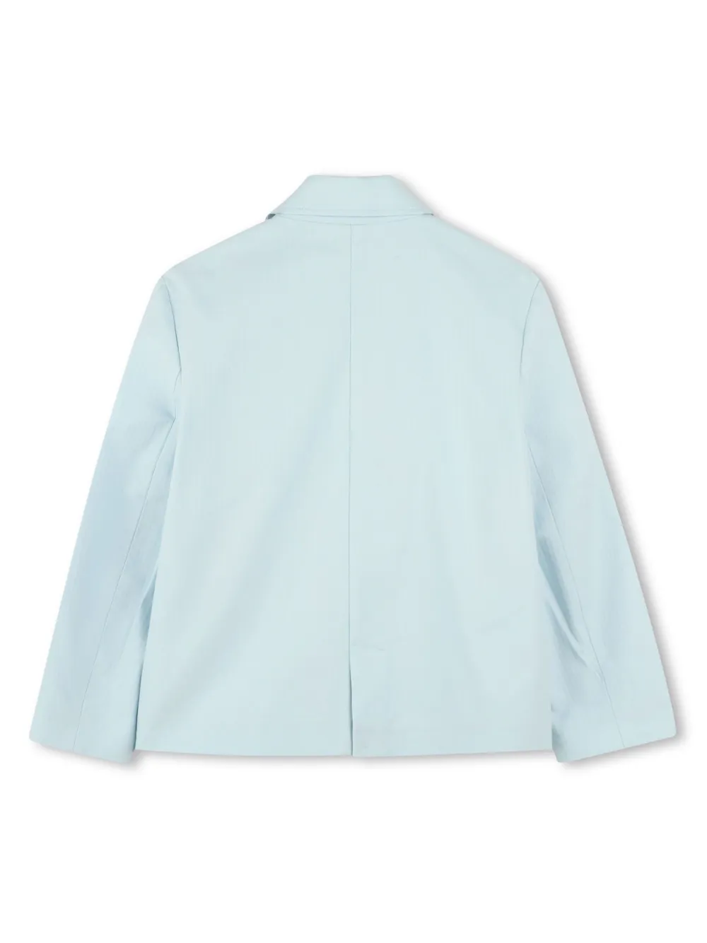 Kenzo Embroidered-logo Blazer In Blue