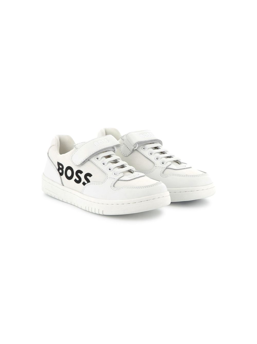 BOSS Kidswear logo-print sneakers White