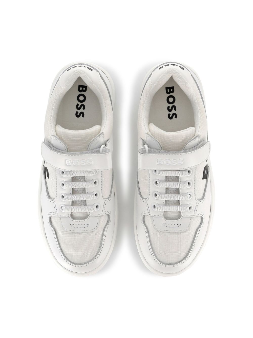 BOSS Kidswear logo-print sneakers White