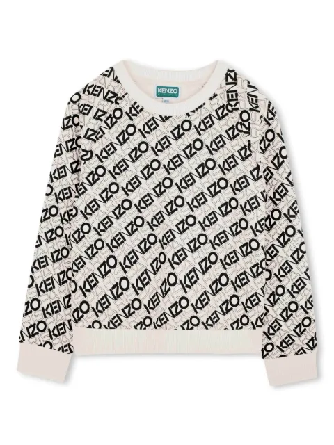 Kenzo Kids logo-print sweatshirt 