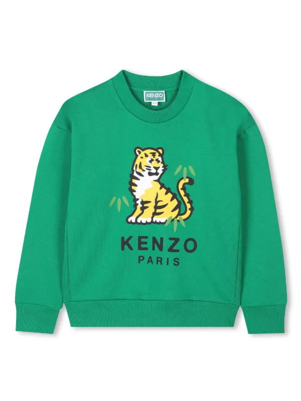 HOT Kenzo Tiger Sweatshirt Kenzo Tops Kids Kenzo Kids Tiger