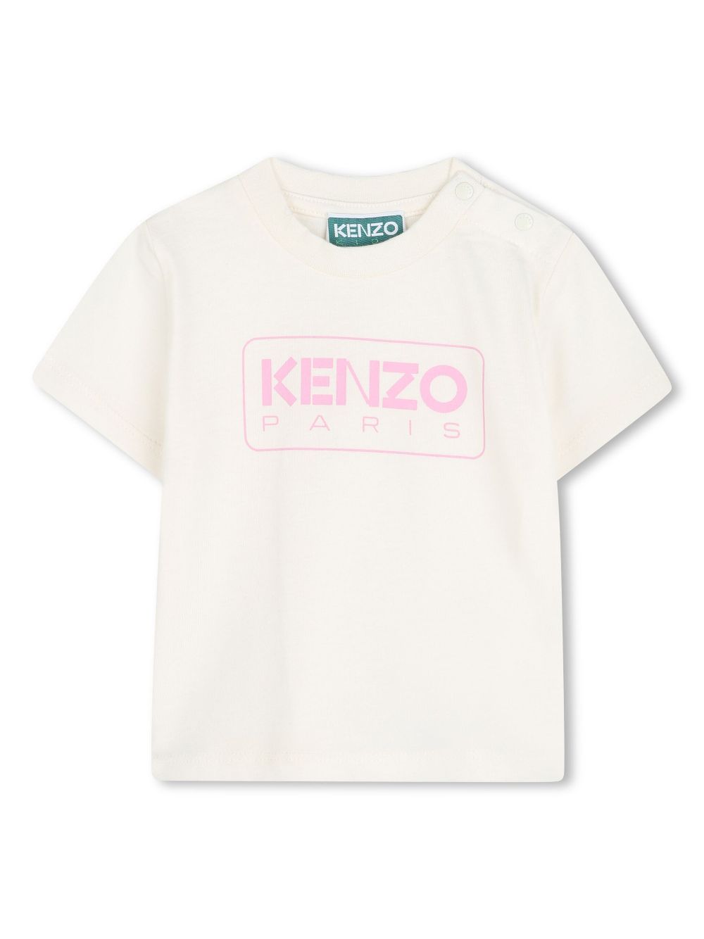 Kenzo Kids logo-print T-shirt - White