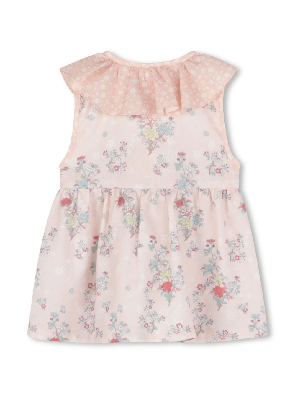 Kenzo Kids Jurk en broekje met bloemenprint Roze