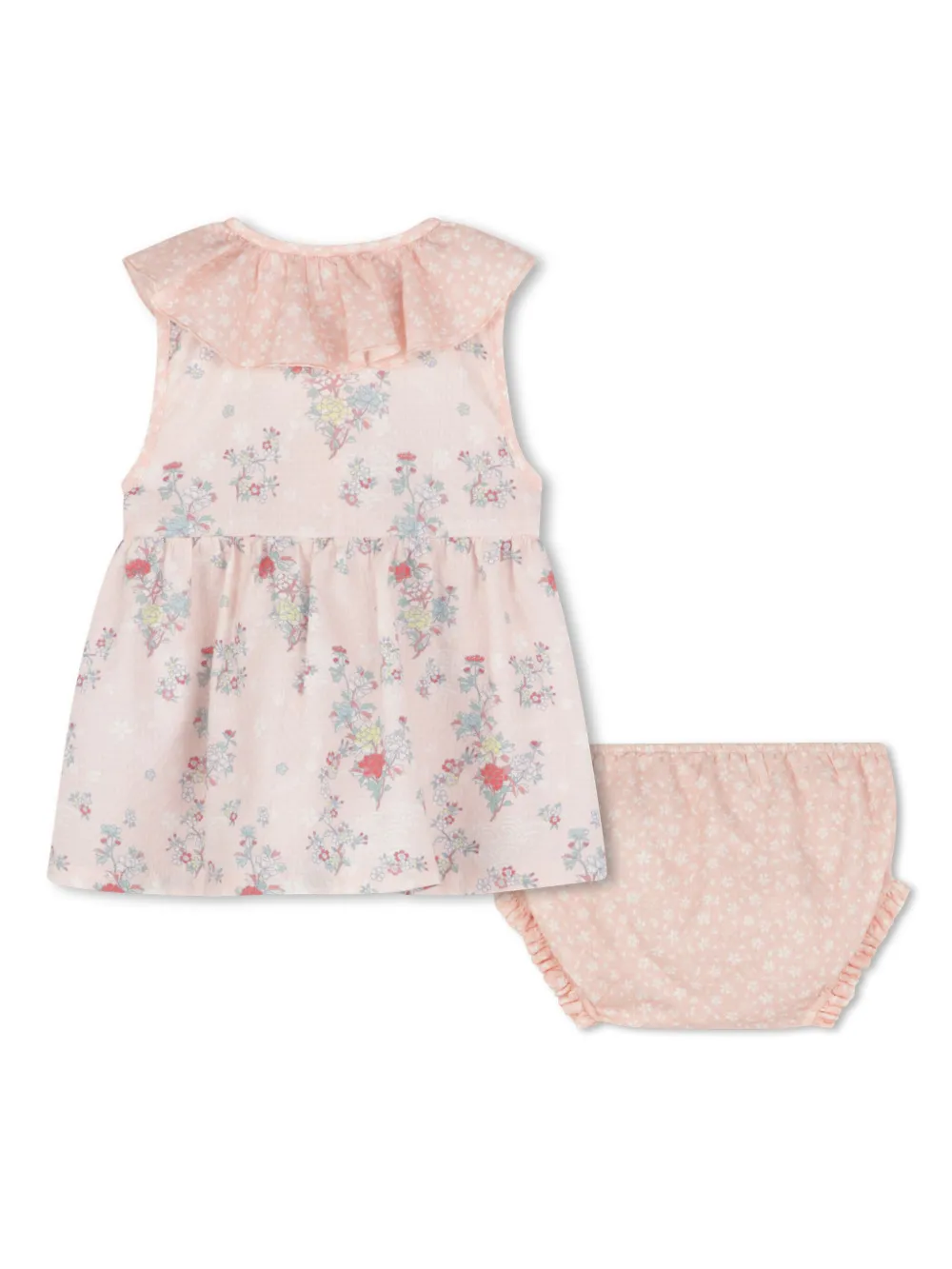 Kenzo Kids Jurk en broekje met bloemenprint - Roze