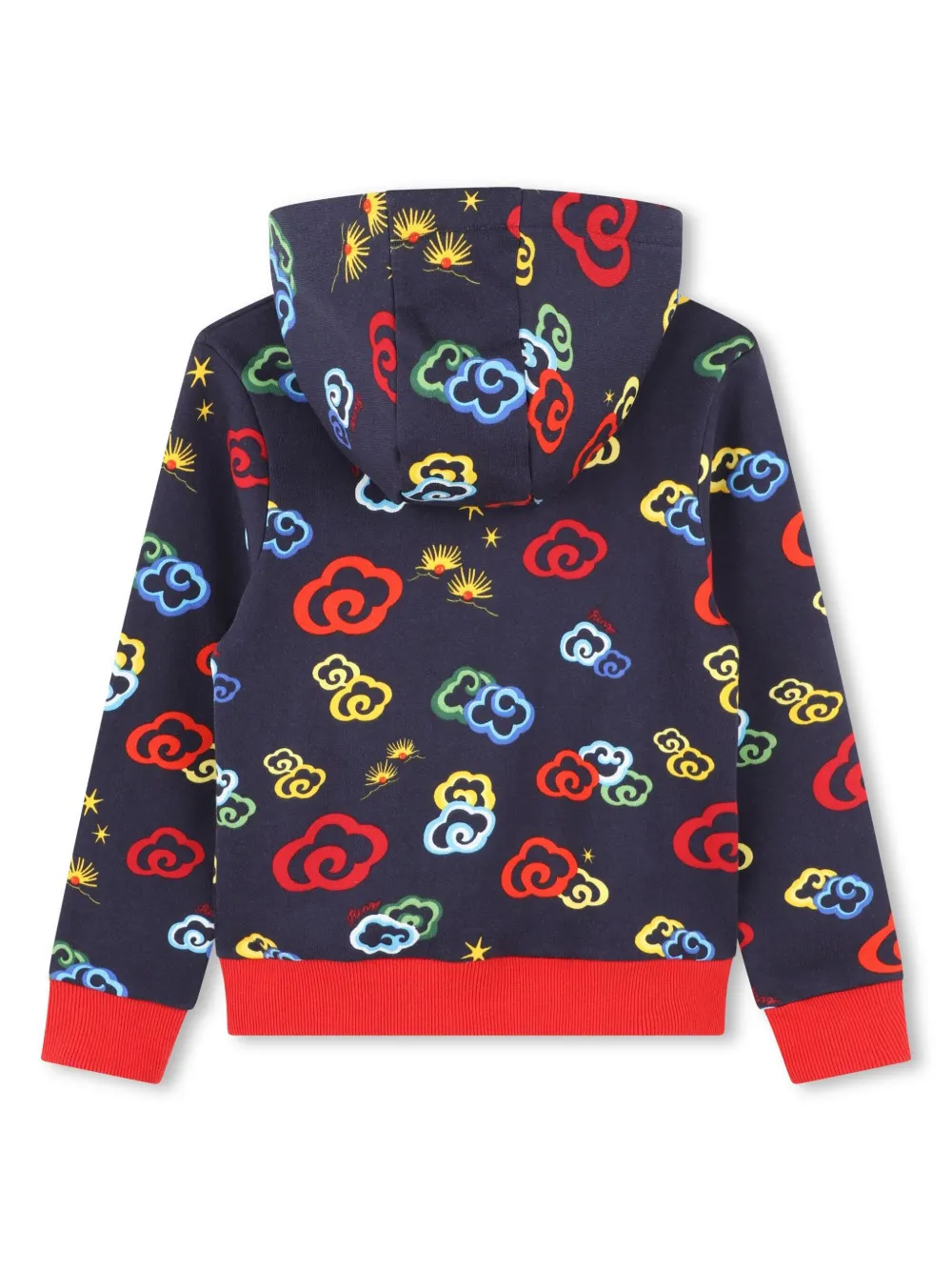 Kenzo Logo-print Hoodie In Multi