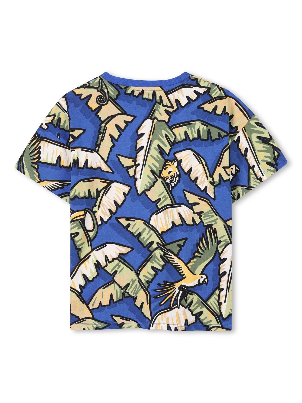 Kenzo Kids T-shirt met print - Blauw