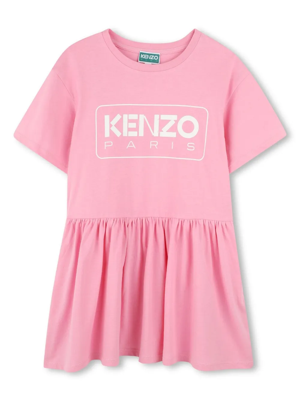 Kenzo Kids Jurk met logoprint Roze