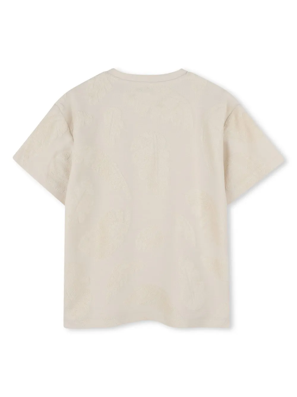 Kenzo Kids T-shirt met geborduurd logo - Beige