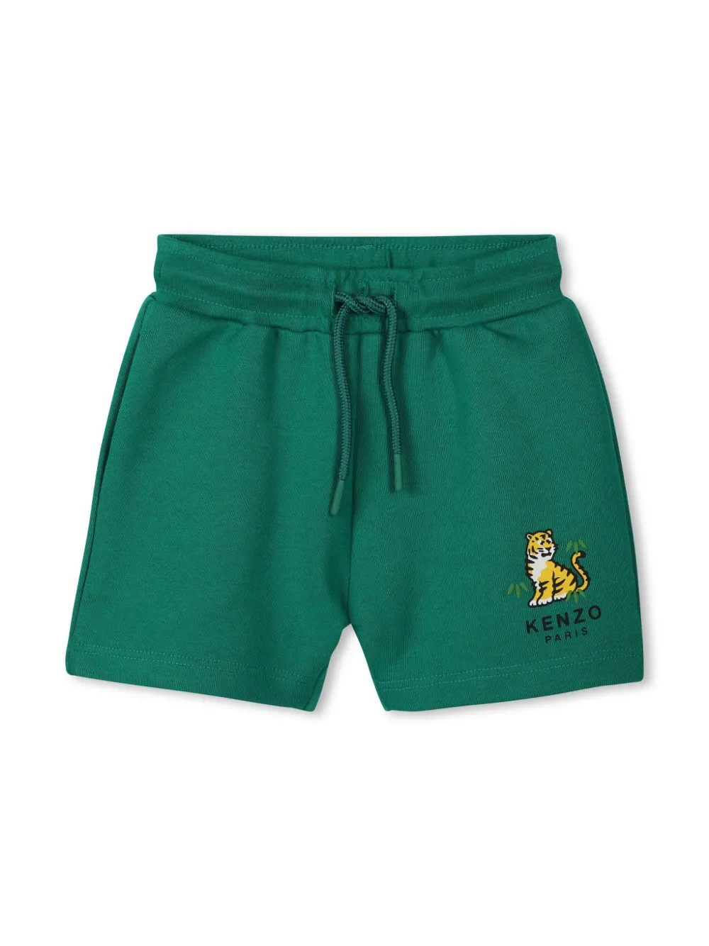 Kenzo Kids T-shirt en shorts met logoprint Groen