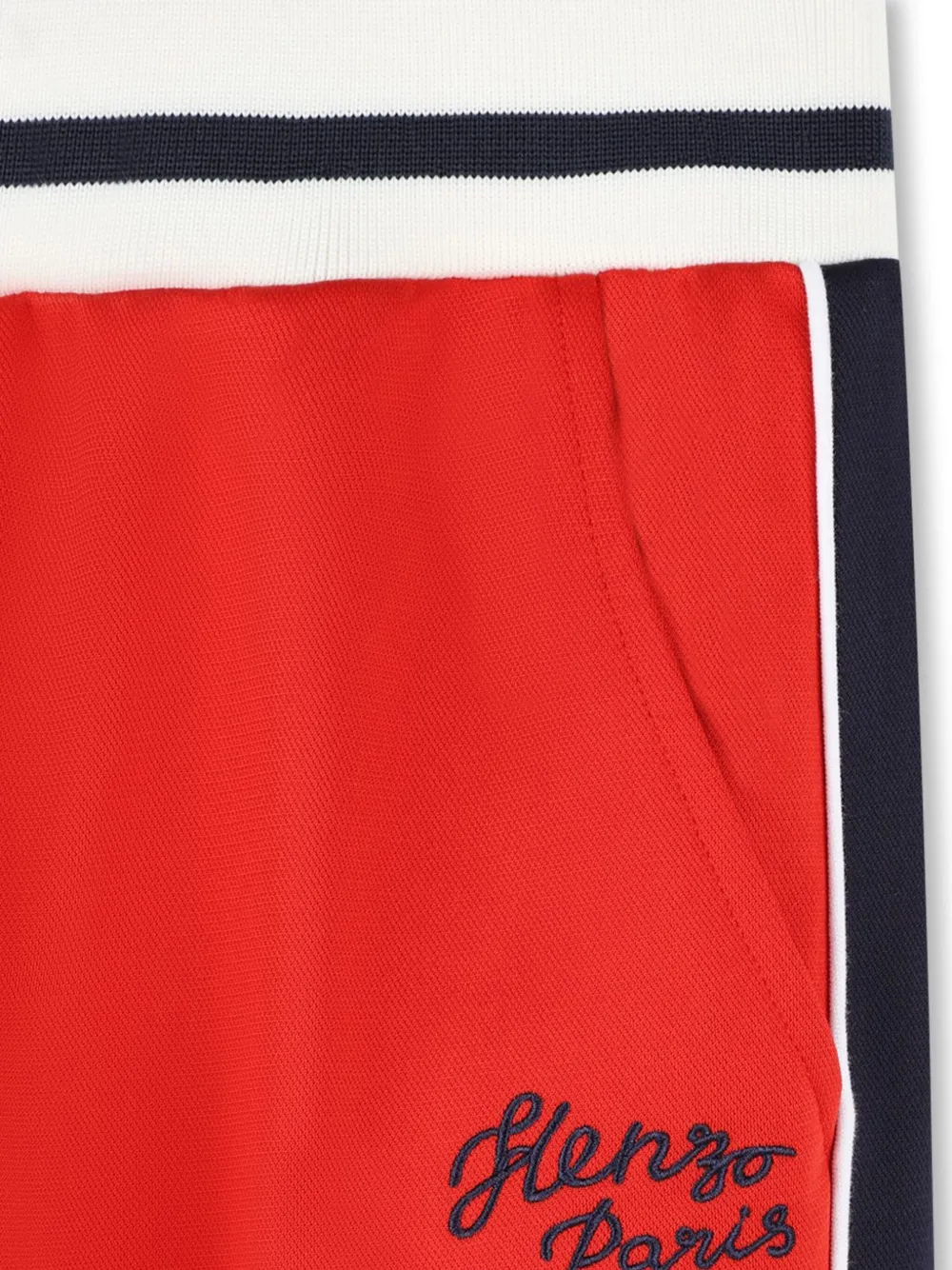 Kenzo Kids Trainingsbroek met geborduurd logo Rood