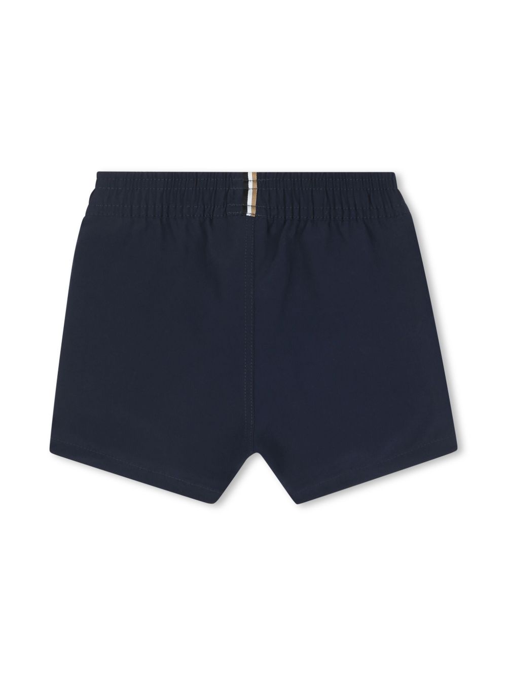 BOSS Kidswear logo-print swim shorts - Blue