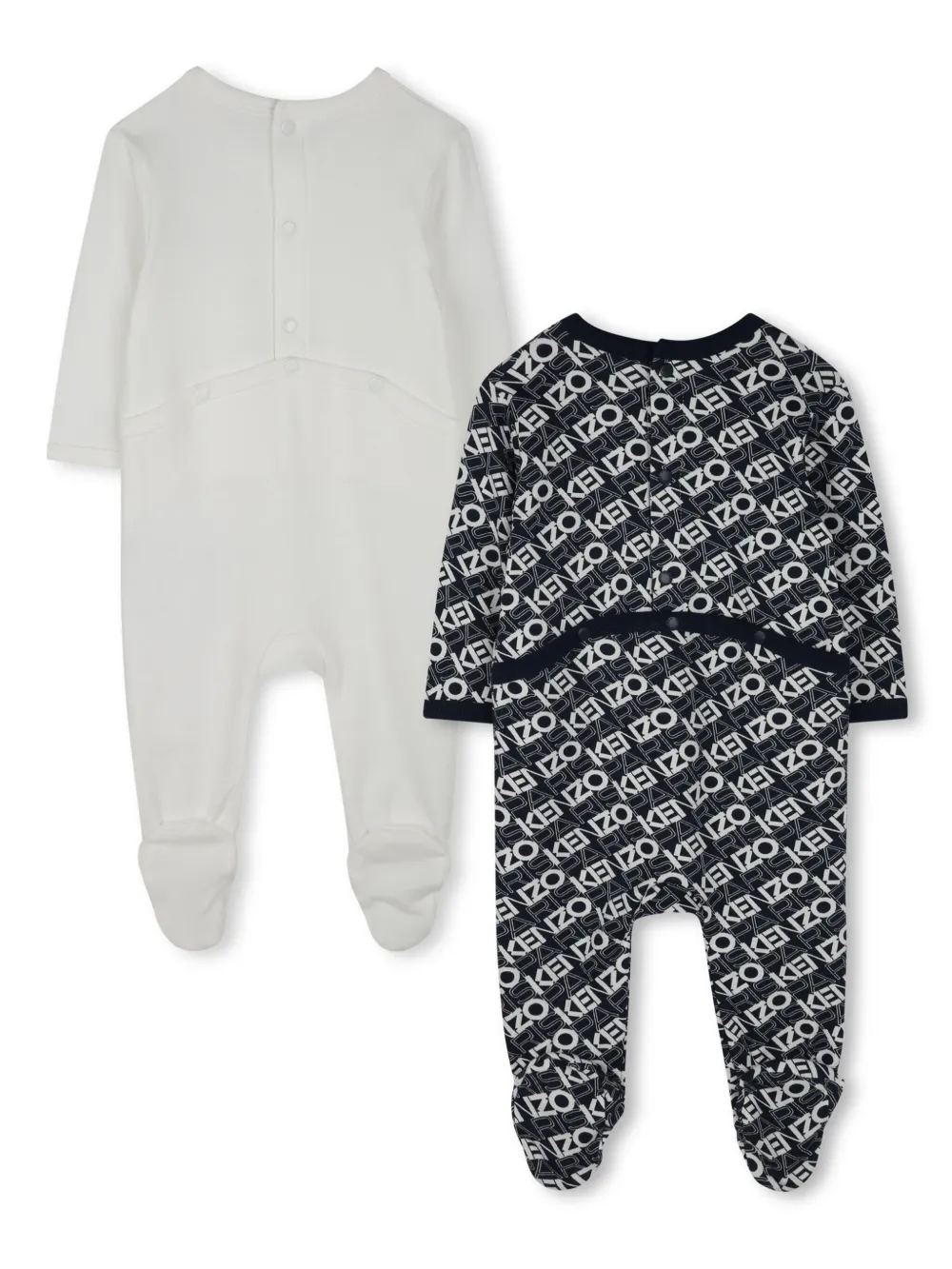 Kenzo Kids Pyjama met logoprint - Wit