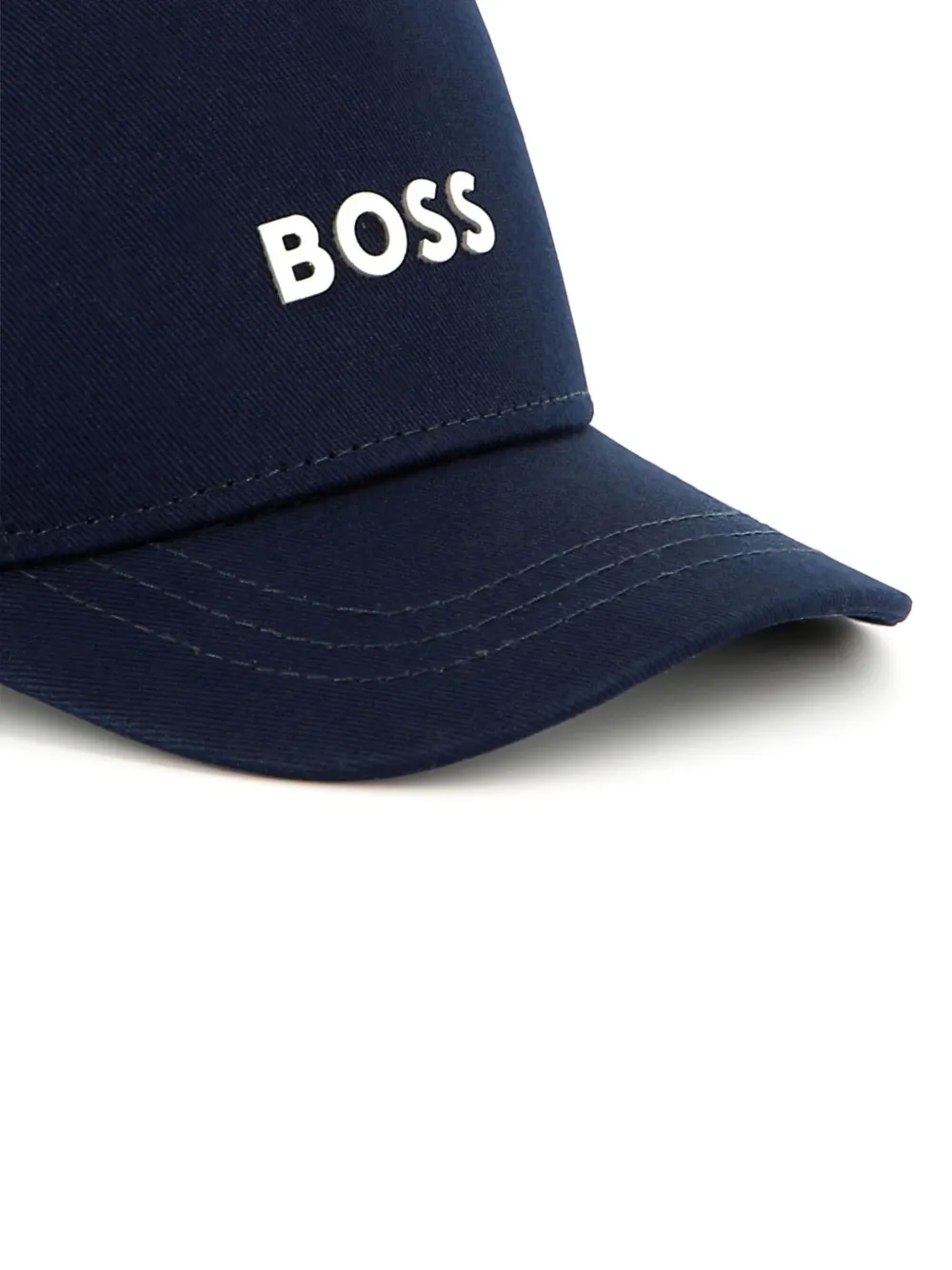 BOSS Kidswear Honkbalpet met logo-applicatie Blauw