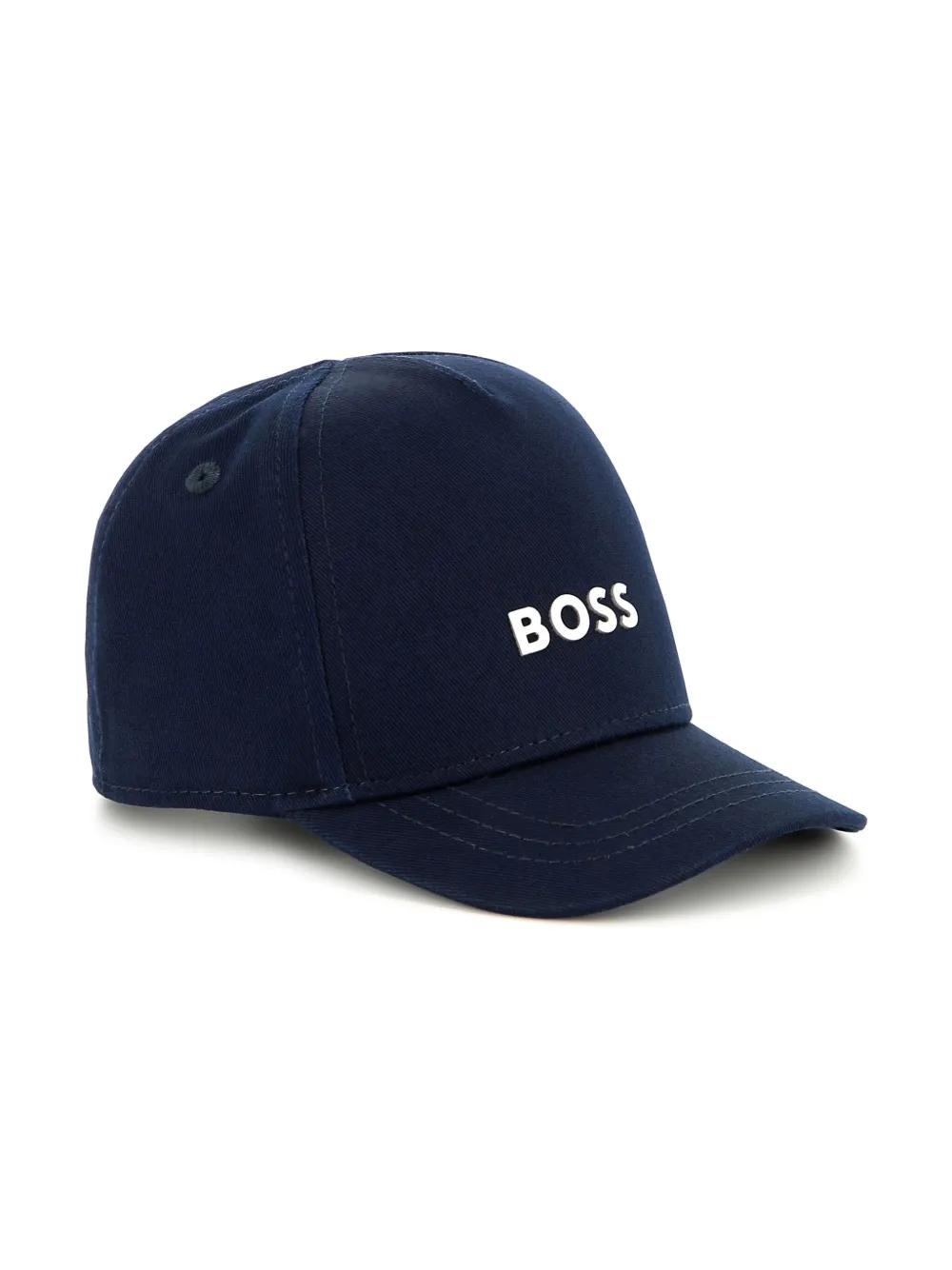 BOSS Kidswear Honkbalpet met logo-applicatie Blauw