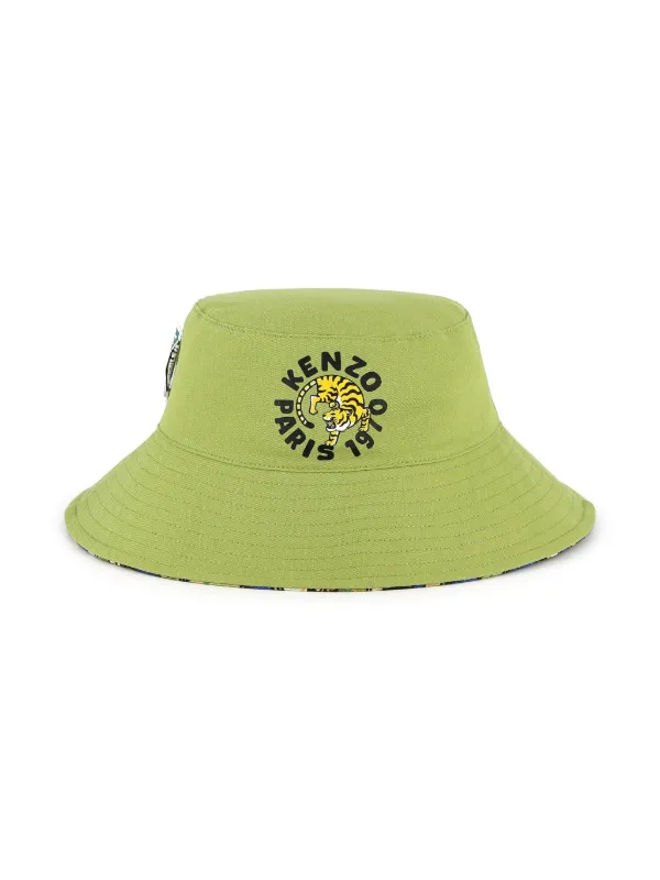 Kenzo Kids Reversible Bucket Hat | Blue | FARFETCH PH