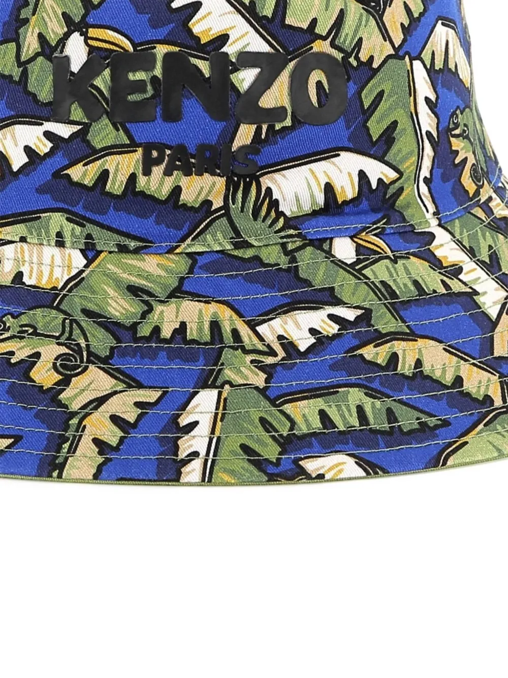 Kenzo Kids Omkeerbare vissershoed Blauw