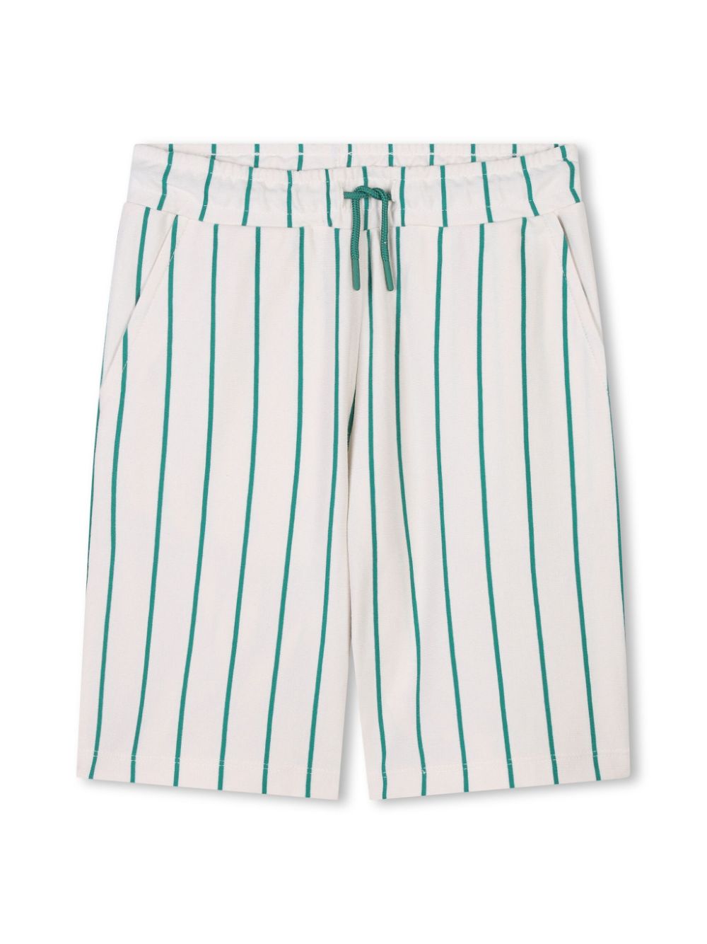 Kenzo Kids striped Bermuda shorts - White