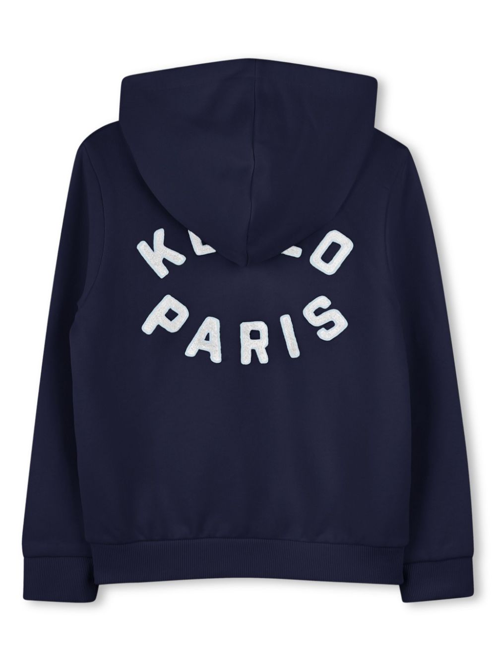 Kenzo Kids Hoodie met geborduurd logo - Blauw