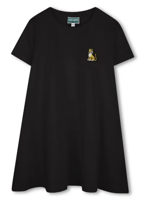 Kenzo Kids Tiger-motif dress