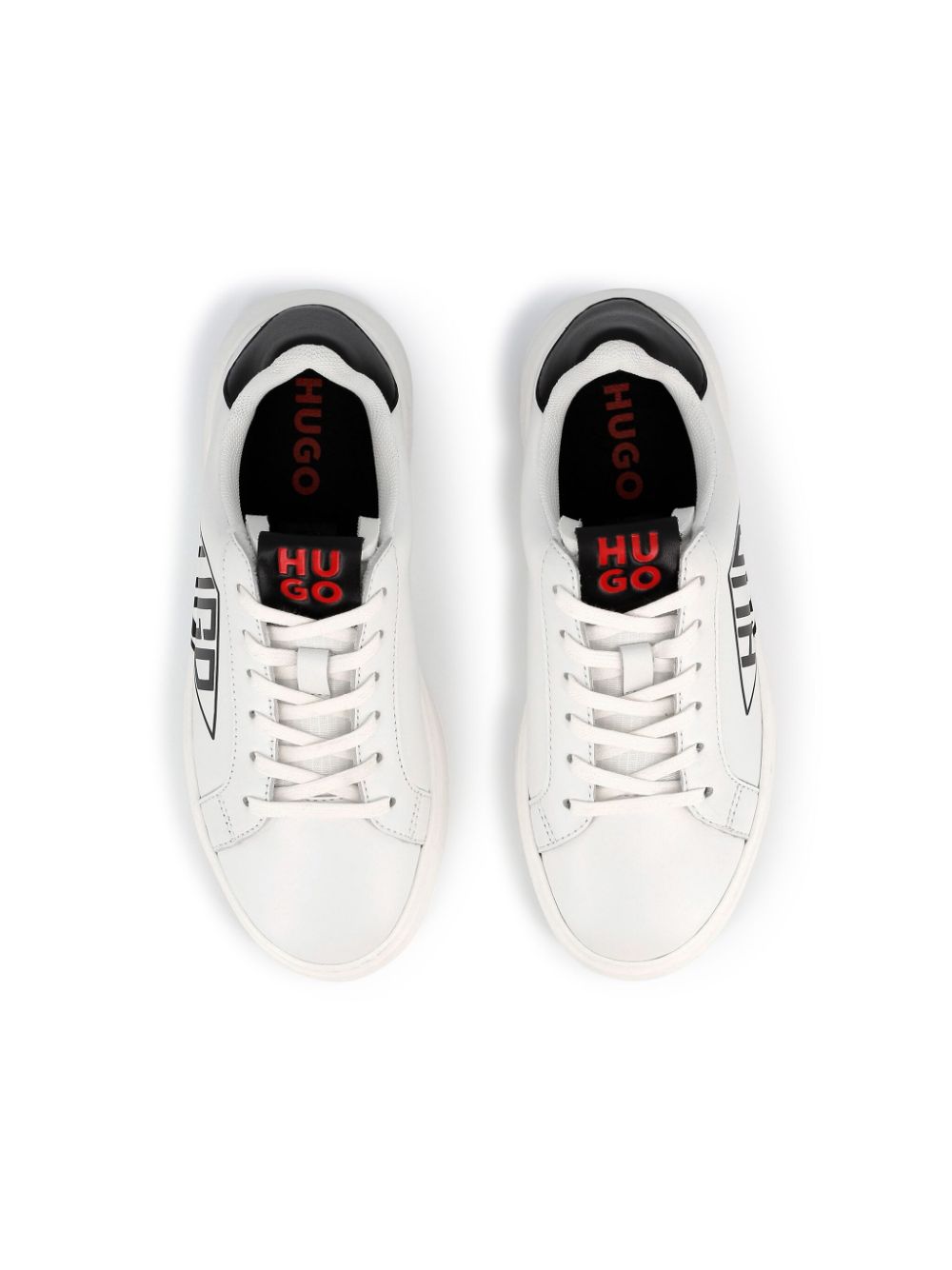 HUGO KIDS logo-print sneakers White