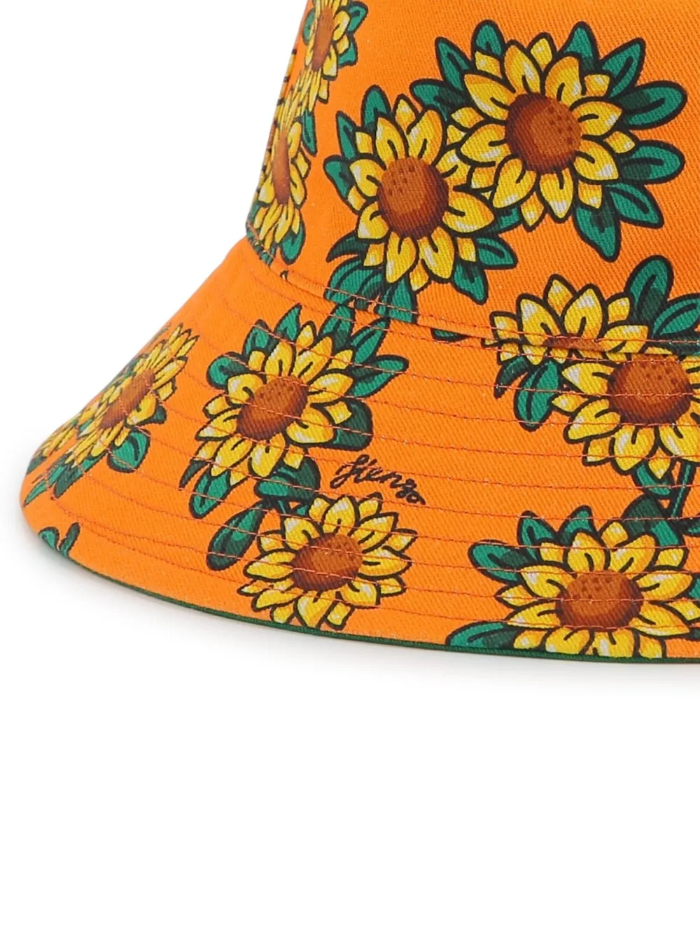 Kenzo Kids Omkeerbare vissershoed Groen