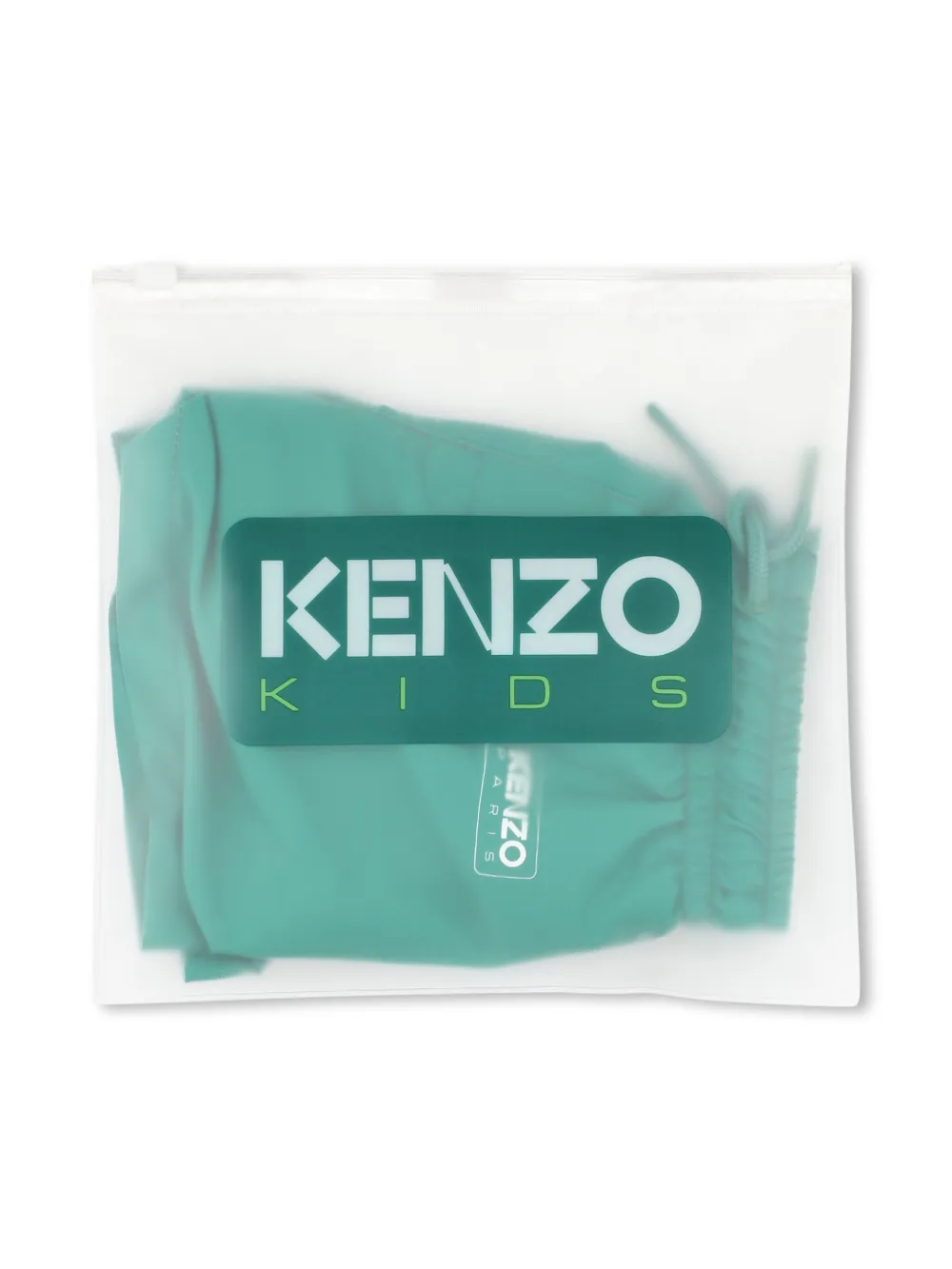 Kenzo Kids Zwembroek met logoprint Groen