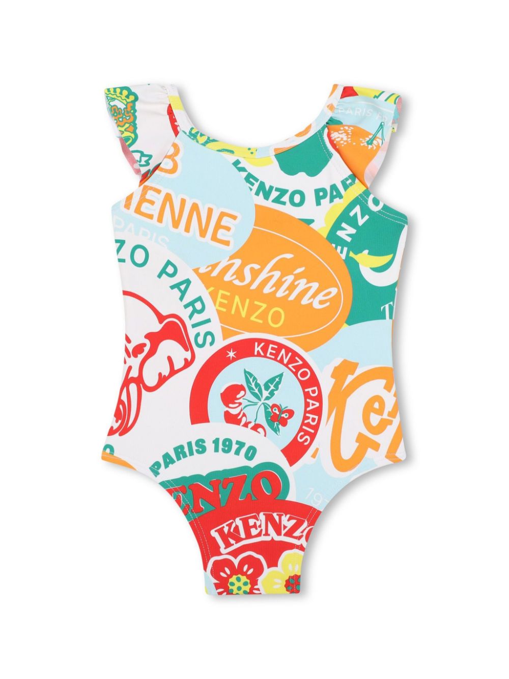 Kenzo Kids Badpak met print Groen