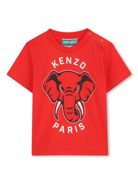 Kenzo Kids playera con estampado gráfico