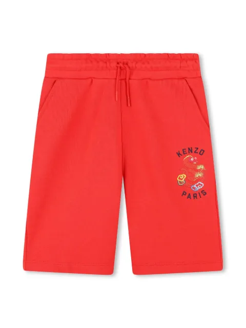 Kenzo Kids Joggingshorts mit Schlangenstickerei