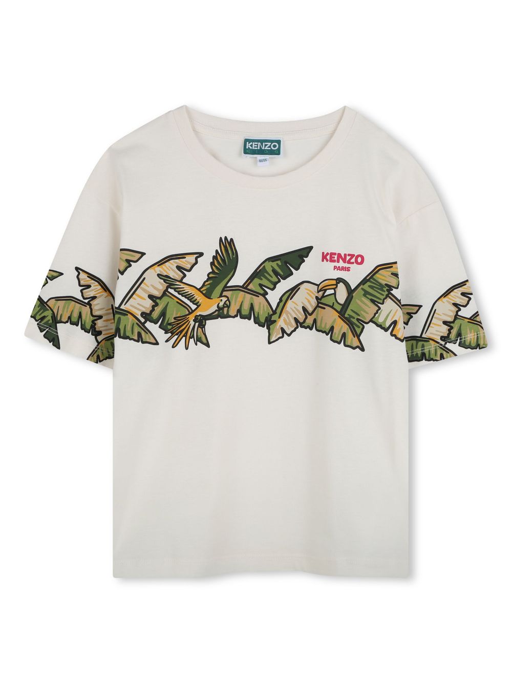 Kenzo Kids graphic print t-shirt - White