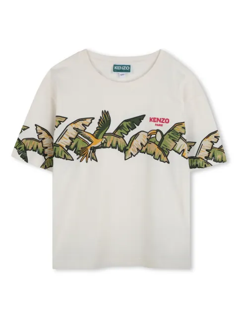Kenzo Kids graphic print t-shirt 