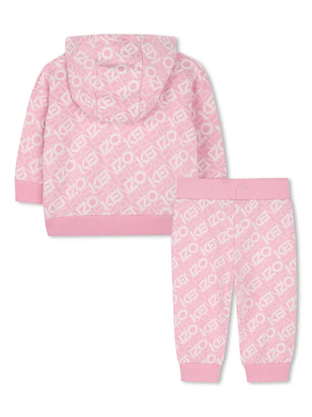 Kenzo Kids Trainingspak met logoprint - Roze